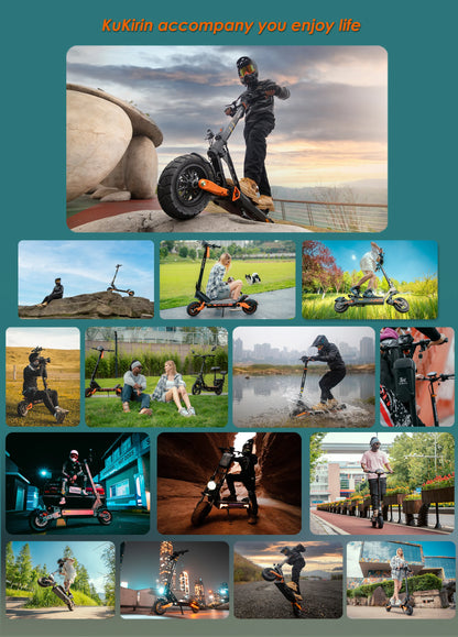 KuKirin G2 Pro VMP Electric Scooter 500W 48V 15.6Ah 9 Inch Off-road Tire Foldable Electric Scooter 25KM/H Speed 65KM Range.