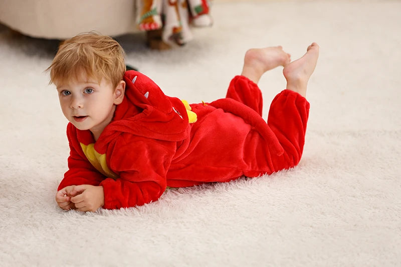 MICHLEY Winter Baby Strampler Mit Kapuze Flanell Cosplay Kleinkind Infant Kleidung Insgesamt Bodys Overall Kostüm Für Kinder Mädchen Junge