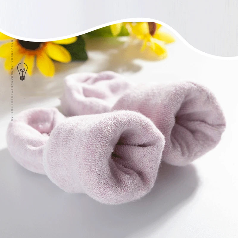 1 Pairs Winter Warm Wool Women Socks  Thicken Plush Solid Color Christmas Against Cold Snow Soft Therma Sleep Sock.