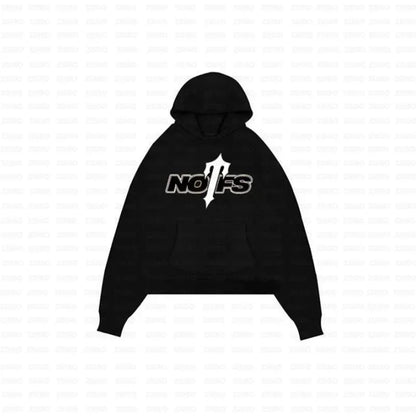 Streetwear Sportswear Set NOFS Printed Loose Hoodie Sweatshirt Men Women Casual Pants Autumn Winter Fashion Outfit.