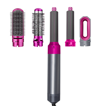 Professional 5-in-1 Hair Dryer Electric Hair Brush For Dyson Airwrap Automatic Hair Curler Straightener Hot Air Comb Home Use.
