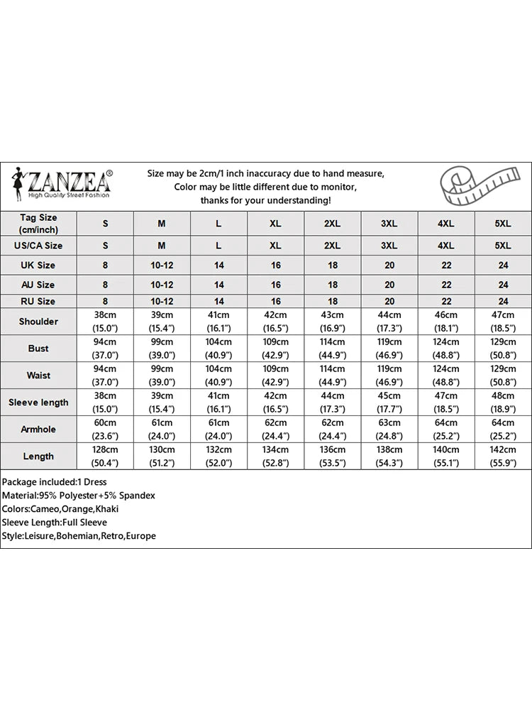 ZANZEA Fashion Muslim Abaya Women Autumn Maxi Sundress Casual Long Sleeve Kaftan Hijab Vestido Solid Loose Islamic Clothing 2024.