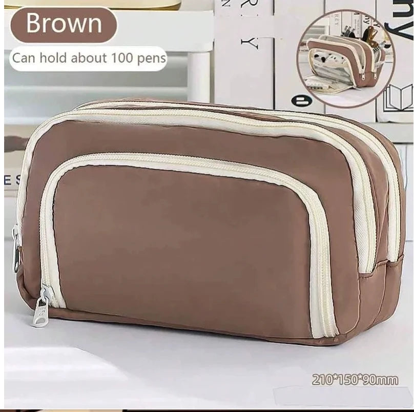 Kawaii Große Kapazität Stift Tasche Koreanische Bleistift Beutel Multilayer Schule Fall Schreibwaren Halter Tasche Student Zurück zu Schule Liefert.