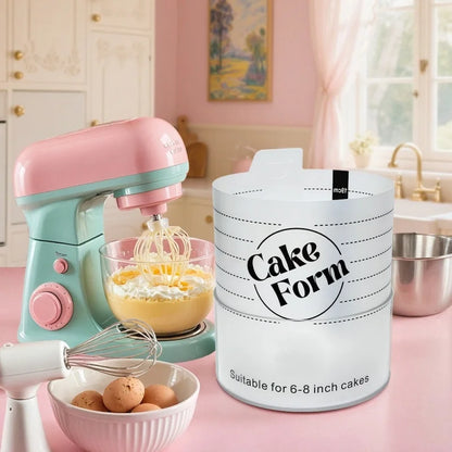 Adjustable Round Cake Ring Mold Retractable Fondant Tools Mousse Cake Ring Acrylic Circle Baking Ring Cake Tools.