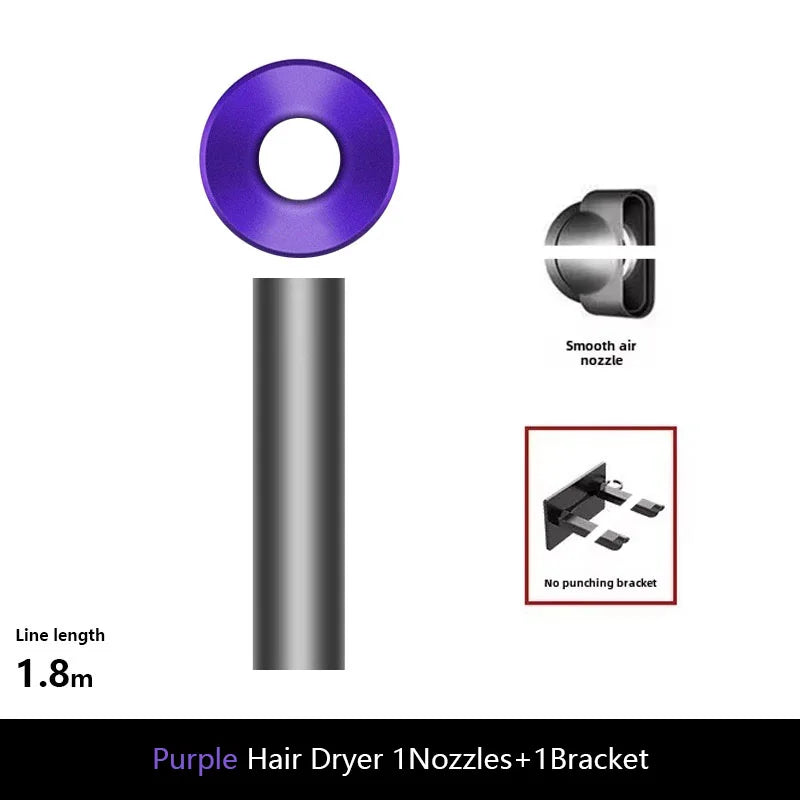 Professional Ionic Hair Dryer with Anion Technology, Hot/Cold Air, Lightweight 5 in 1 Styling Tool for Easy Blowouts