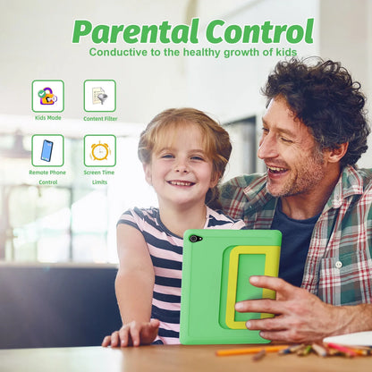 Kid Tablet 10 Inch Android 15 Octa Core 14GB RAM 64GB ROM 128GB Expandable 5000mAh WiFi Bluetooth Children's Gift Kids Software.