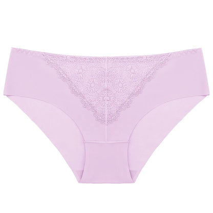 BZEL 10PCS/Set Women's Panties Exquisite Sweet Lace Underwear Sexy Lingerie Silk Satin Briefs Woman Comfort Breathable Underpant