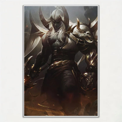 Aatrox League Of Legends Poster Wall Art Home Decor Room Decor Digital Painting Living Room Restaurant Kitchen Art.