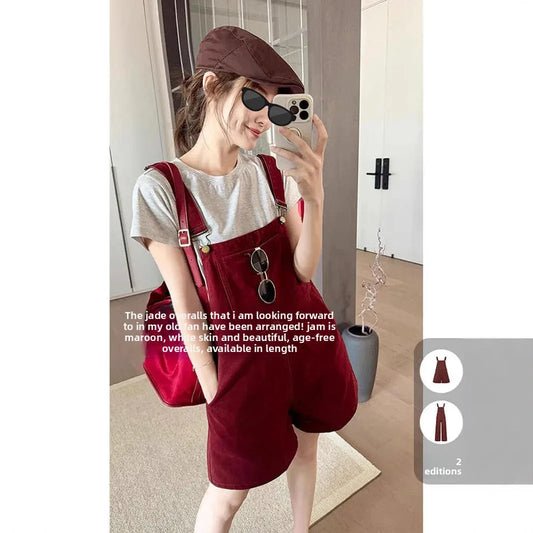 MeiYang Jamsuit Adjustable Shoulder Strap Jumpsuit Long/Short Pants Youthful Spunky One-Piece Overalls Chinese Brand Women's Clo.