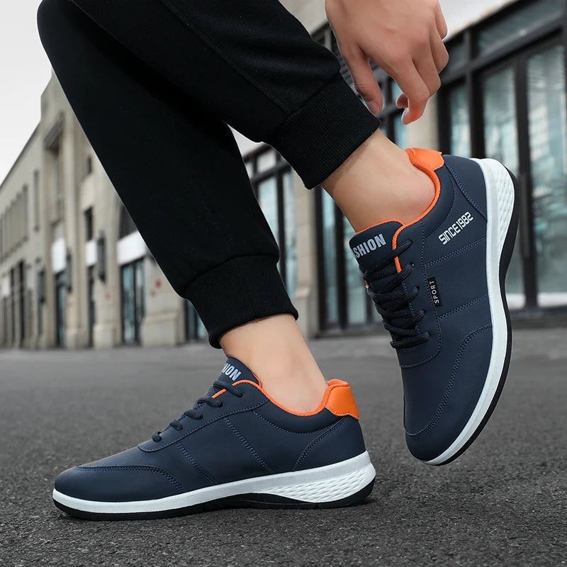 Turnschuhe Schuhe Mann Flache Flachem Boden Sport Stoßdämpfende Bequeme Schnürung Sommer Training Weiche Sohlen Outdoor Laufschuhe.