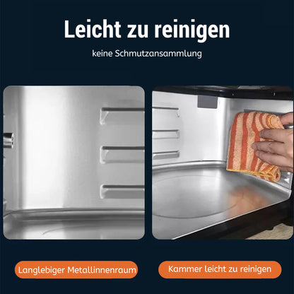 12L Air Fryer Mini Oven,Multi Function Smart machine Air fryers with Glass Viewing Window,Oilless Cooker with LED Touch Control.