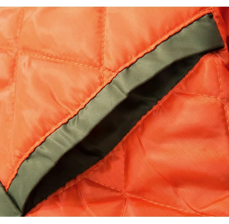 2023 New MA1 Pilot Bomb Jacket Men's Autumn and Winter Thickened Baseball Suit Casual Coat Men's Military Windproof Jacket Men's.