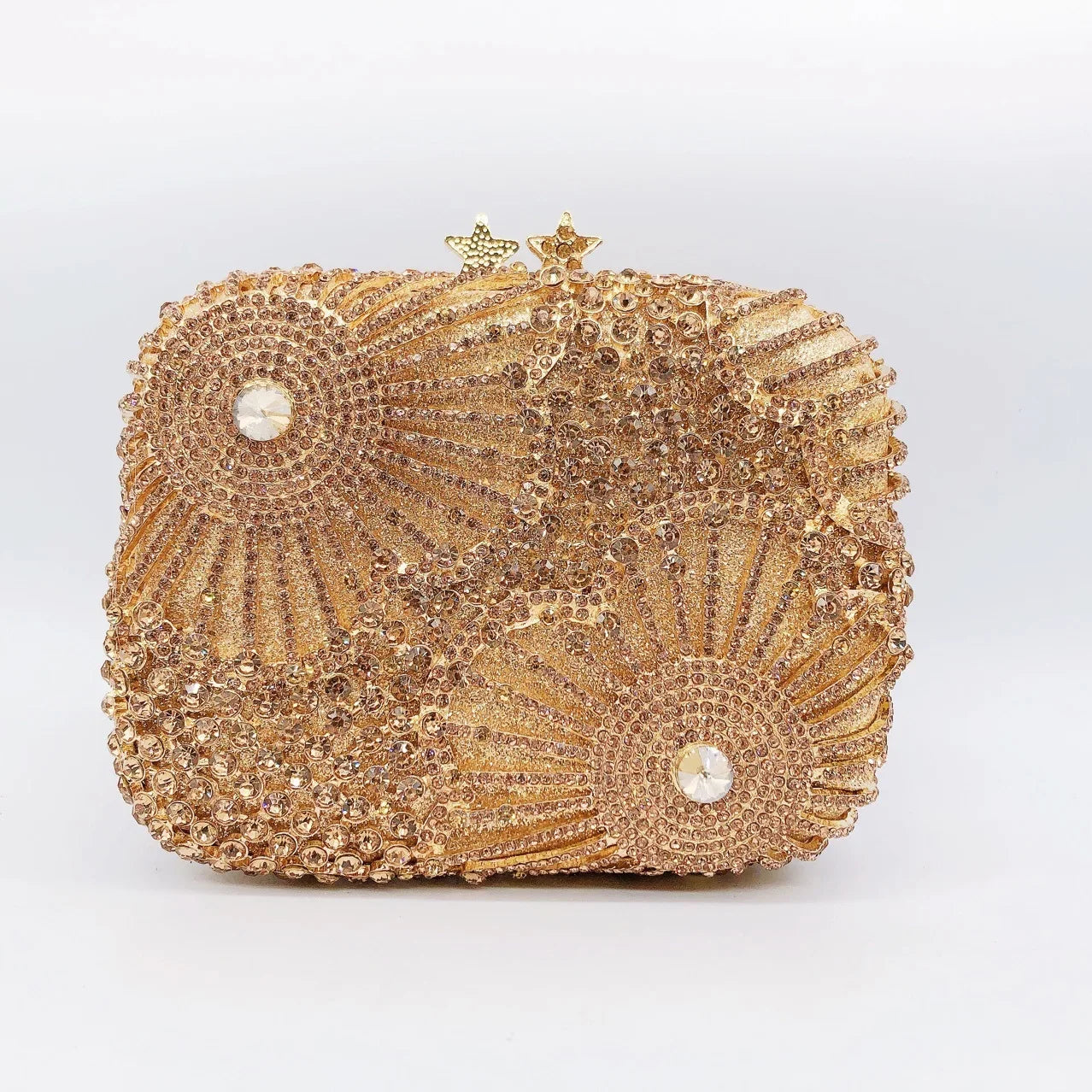 Diamond Dinner Hollow Rhinestone Banquet Clutch Bag Handtassen Dames Bolsos De Fiesta Para Mujer Boda Women's Rhinestone Handbag.