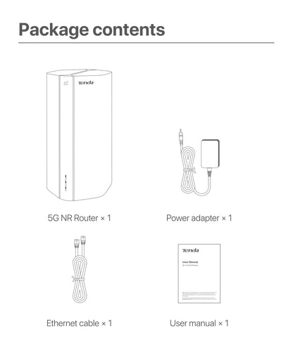 Tenda 5G SIM CPE Router AX1500 AX1800 Wi-Fi 6 wireless modem WiFi Hotspot 5G/4G/3G Multi-Mode 2.4Ghz 5Ghz Mesh Router SIM Card