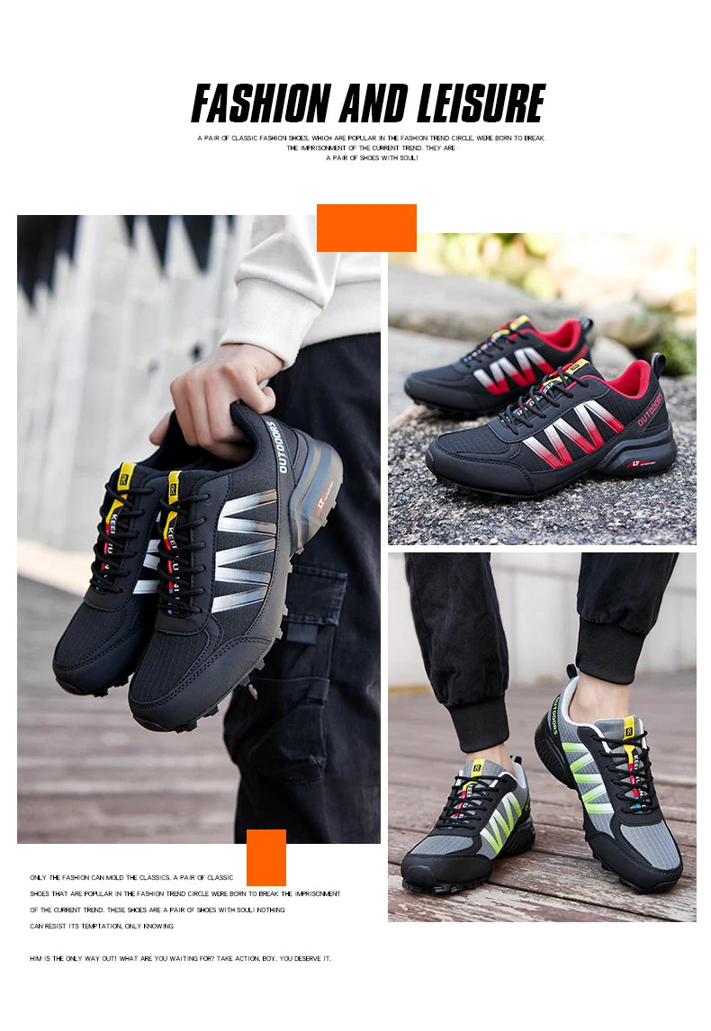 Wasserdicht Männer Wanderschuhe Outdoor Trainer Lace-up Klettern Schuhe Frauen Trekking Turnschuhe Wandern Jagd Taktische Turnschuhe.