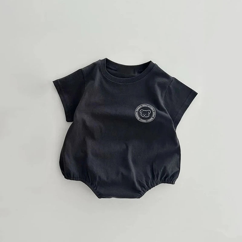 0-2Y Sommer Baby Body Niedlichen Cartoon Gedruckt Einteiliges für Kleinkinder Mädchen und Jungen Baby Kleidung Kleinkind Kurzarm Overall.