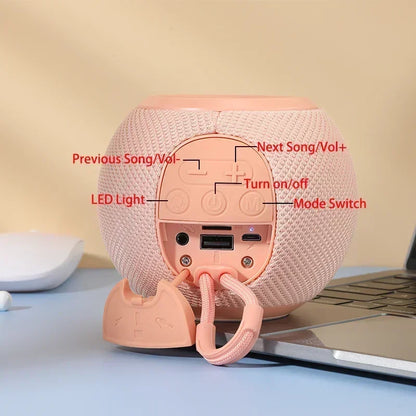 T&G TG337 Bluetooth Speaker Portable TWS Wireless Mini Bass Boombox LED Loudspeaker IPX7 Outdoor Music Player Support BT AUX FM