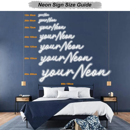 Custom Neon Sign Led Light Personalized Custom Logo Wall Decor Neon Sign For Store Wedding Happy Birthday Party Bar Neon Sign.