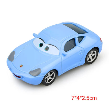 Disney Pixar Cars 2 3 Lightning McQueen Div Fritte Frank Mater Chick Hicks 1:55 Diecast Vehicle Metal Toy Car Kid Birthday Gift.