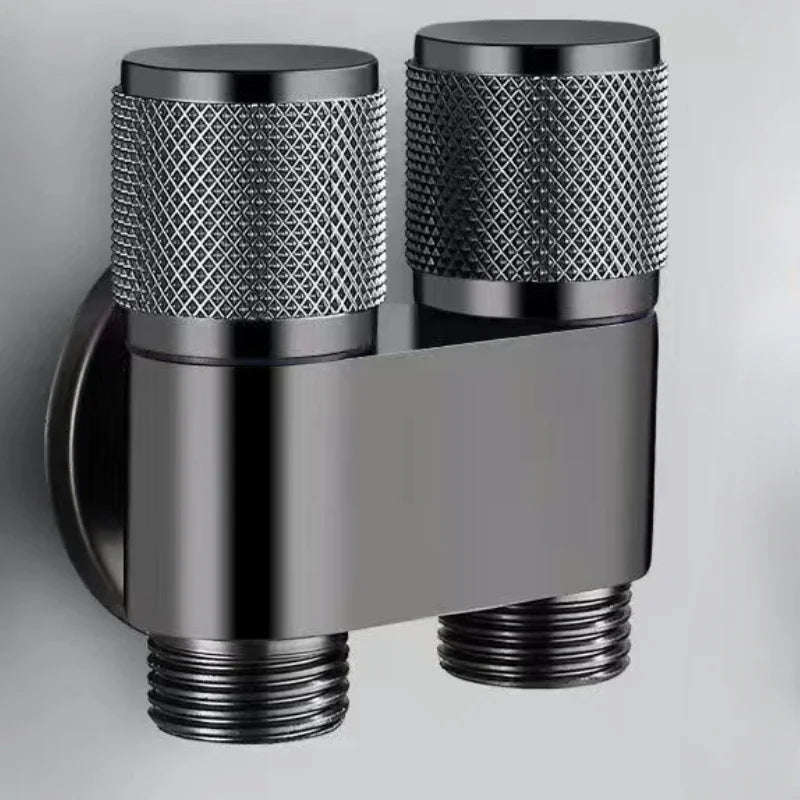 One In Two Washing Machine Faucet All Copper Valve Double Control Toilet Faucet Fully Automatic Detachment and Water Stop