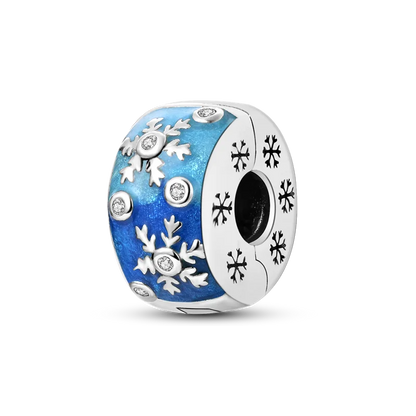 Silver Clasp 925 Sterling Silver CZ pave Clip Charms Daisy Beads Stopper Safety Chain fit Original Bangle Bracelet Jewelry Clip