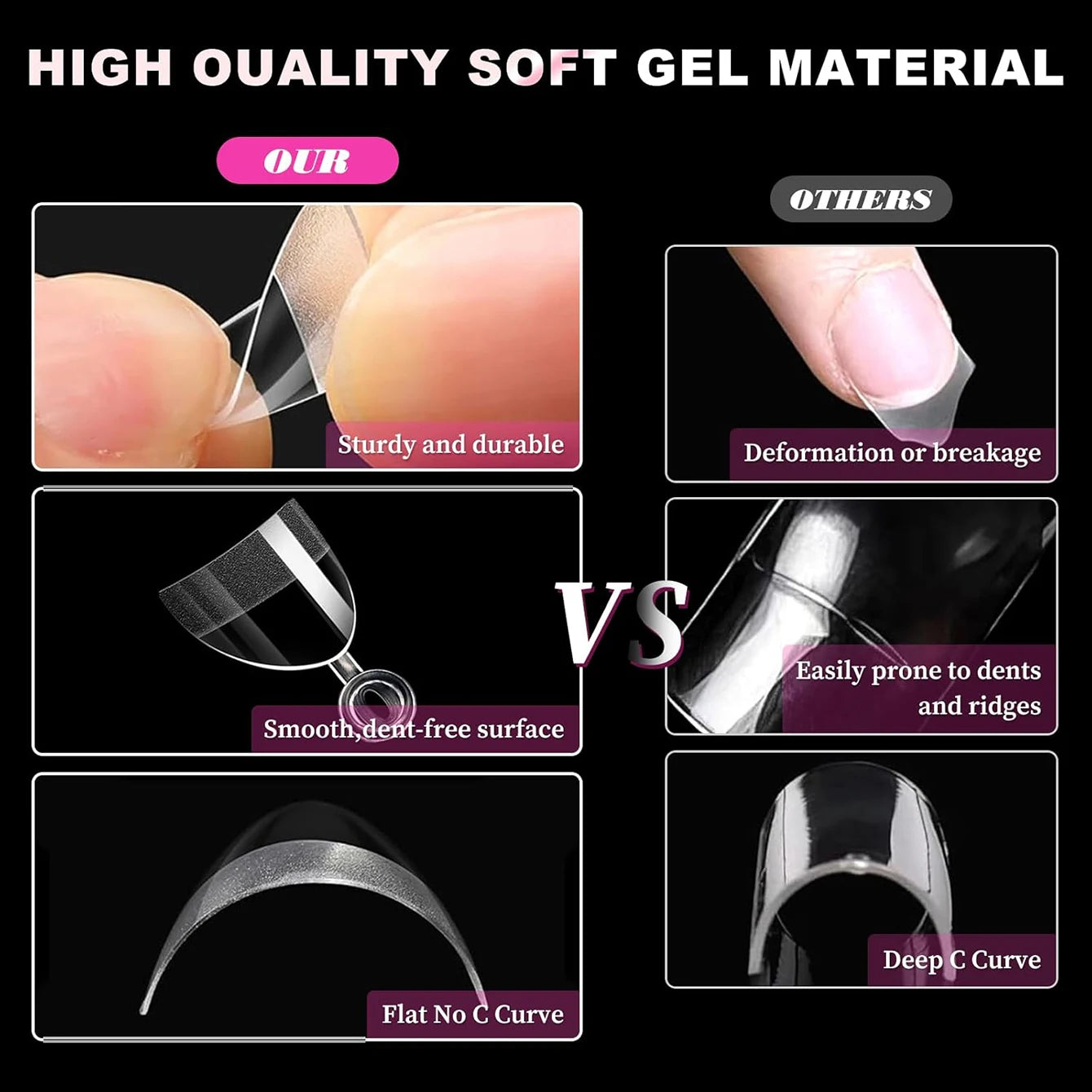 120PCS- Semi-frosted short almond clear fake nails, whitening nail art set with removable fake nails for festivals, parties, dat.