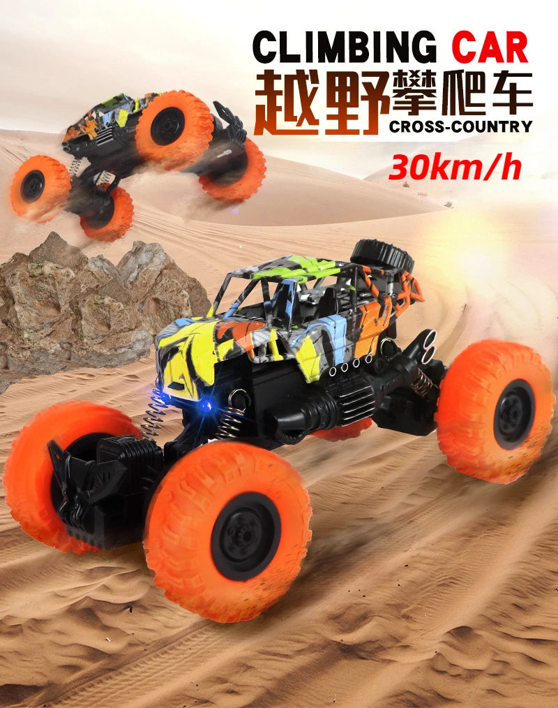 Children's toy car high-speed off-road vehicle outdoor toy off-road vehicle model inertia climbing stunt vehicle children's gift.