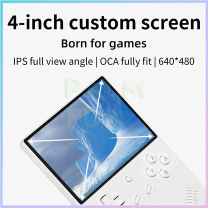 RG40XXV Retro Handheld Game Console 4.0 Inch 640*480 Screen Linux System 5G WiFi Bluetooth HDMI TV Output Video Game Player.