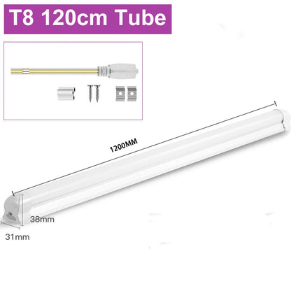 T5 Led Tube Light Bar 180-265V Kitchen Under Cabinet Lamp Connected Closet Lamp Indoor Lighting Fixture For Living Room Bedroom.