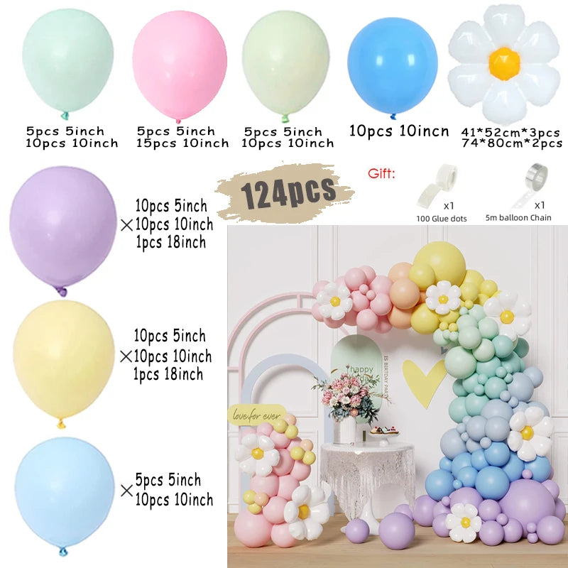 Macaron Rosa Ballon Girlande Bogen Kit Hochzeit Geburtstag Party Dekor Kinder Roségold Latex Ballons Babyparty Dekorationen Kette