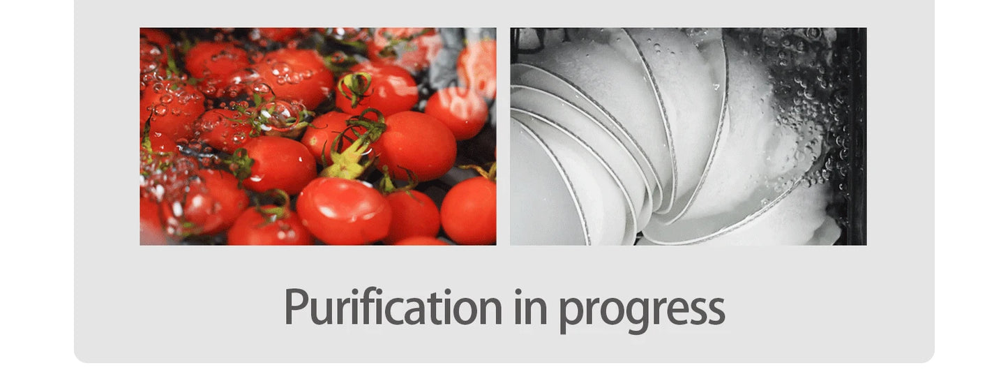 ASRAS high-quality 304 stainless steel multifunctional kitchen sink intelligent food purification large-sized sink nano gray