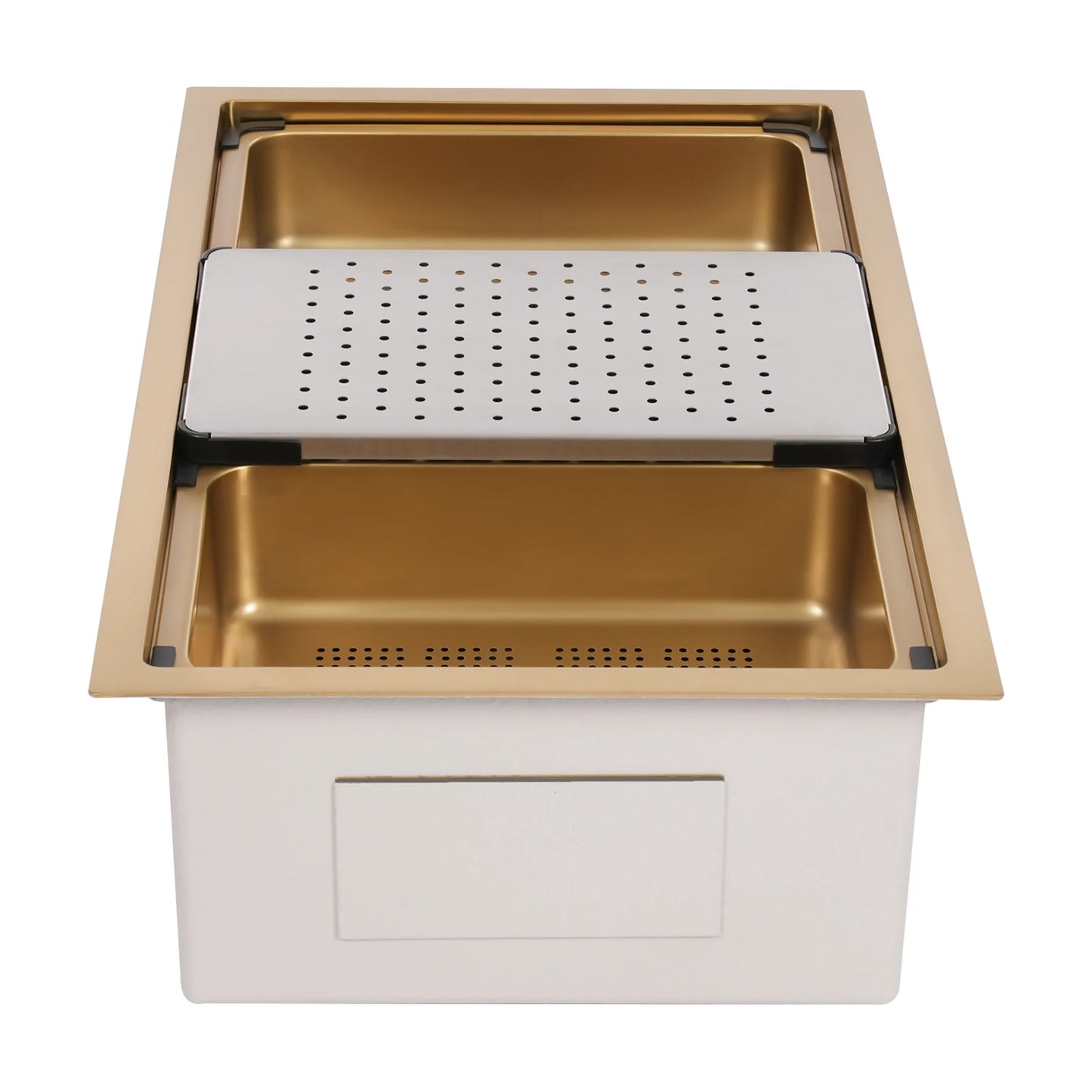 Gold 30 × 18 × 9 Inch 304 Stainless Steel Sink Undercarriage Kitchen Sink Stainless Steel Sink For Restaurants Dessert Shops Etc