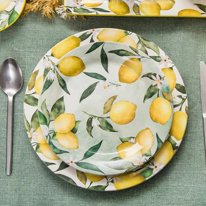 Creative Lemon Plate Ceramic Fruit Dish Ins Style Home Dining Thai Restaurant Tableware.