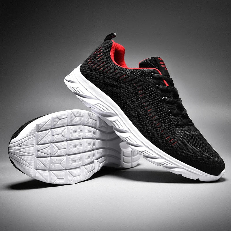 YRZL Running Shoes Men Sneakers Fashion Lightweight Trainers Breathable Walking Shoes Comfortable Athletic Sport Shoes for Men.