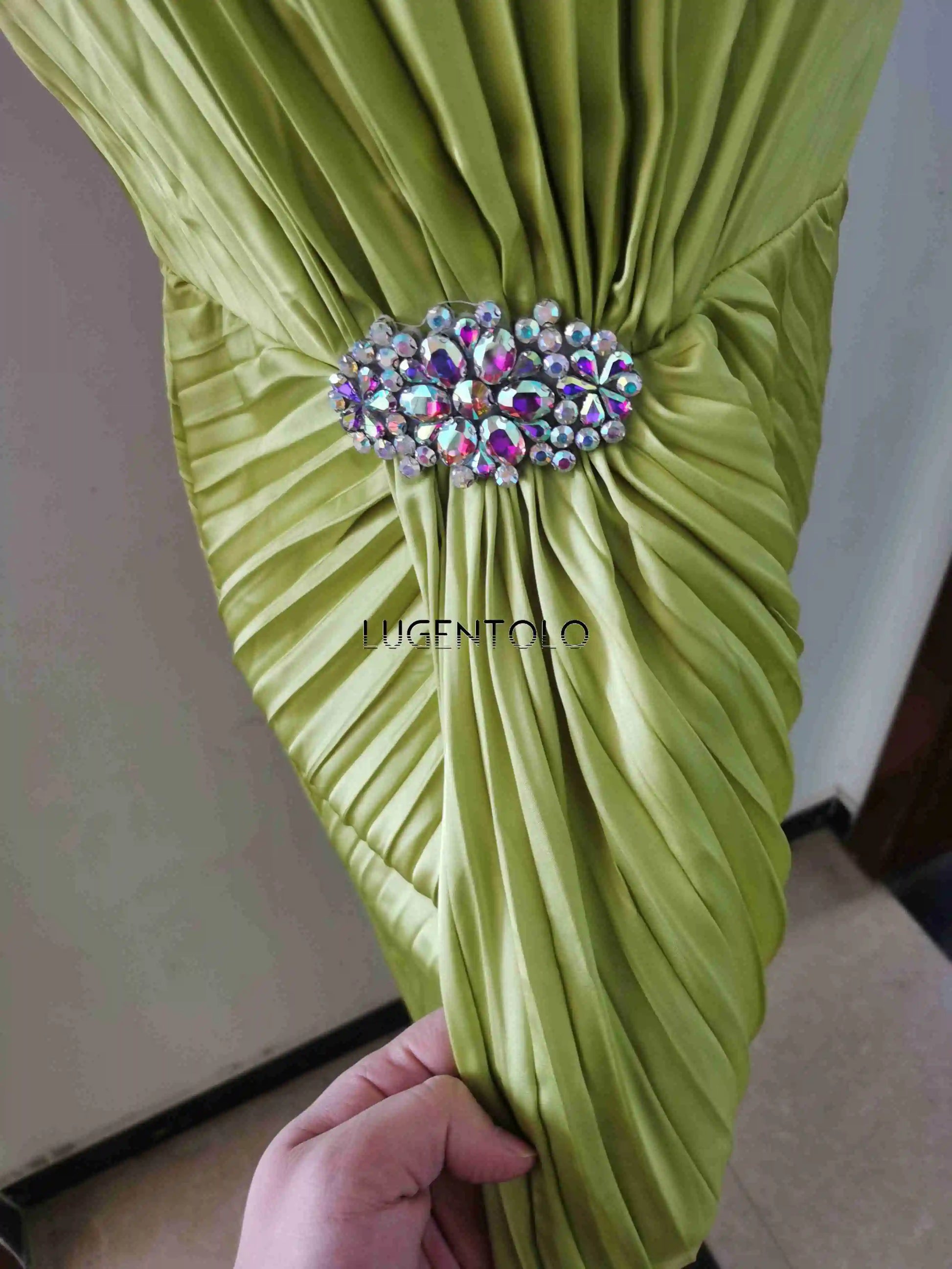 Frauen sexy Kleid neue ärmellose feste Party schlanke Empire Split weibliche elegante Rundhals Mode lange Kleidung.