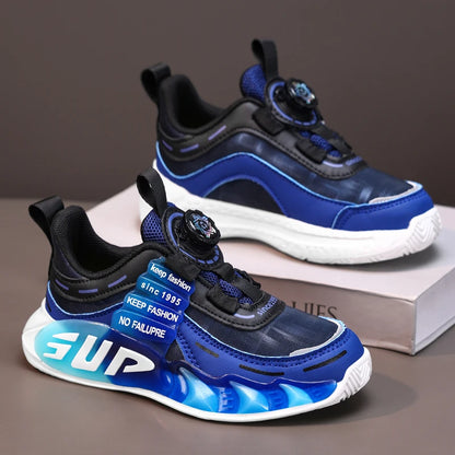 Autumn New Design Children Sneaker Boy Sports Shoes Fashion 4 To 12 Years Kids School Tennis Shoes Boy Casual Sneaker.