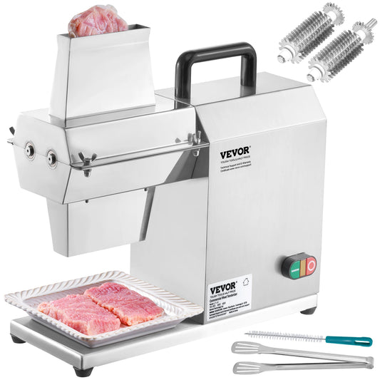 SucceBuy 17inch 54 Blades Commercial Meat Tenderizer 450W Electric Meat Tenderizer Machine for Pork Chicken Fish.