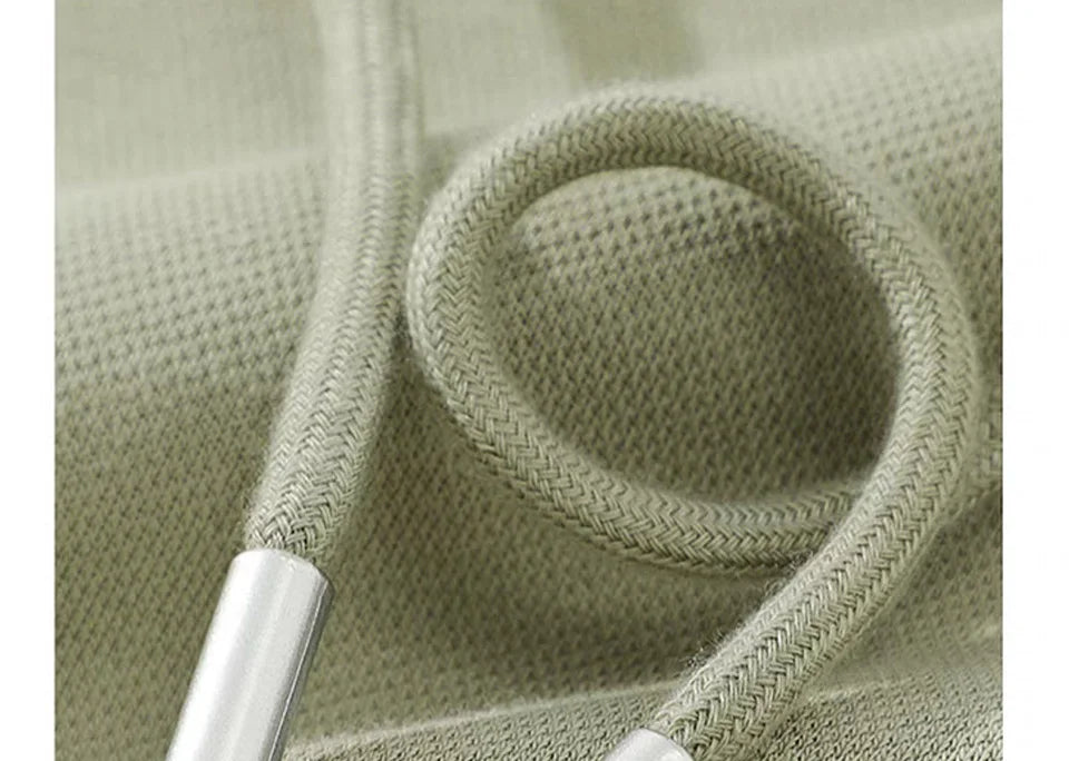 470G-570G HeavyWeight Cotton New Autumn Casual Men's Top Solid Color Loose Pullover Hoodies Sweatshirt Long-Sleeve Men Clothing