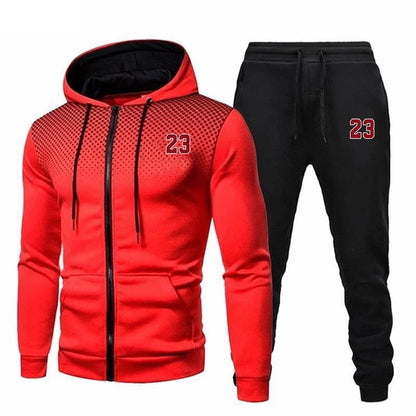 Men's Hooded Tracksuit Casual Hot Sale Single Piece Sports Zipper Sweatshirts and Sweatpants Comfort Outdoor Jogging Sport Daily.