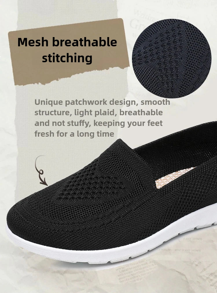 Women's Shoes Spring Summer Casual Breathable Chunky Sole Flat cheap shoes clearance.