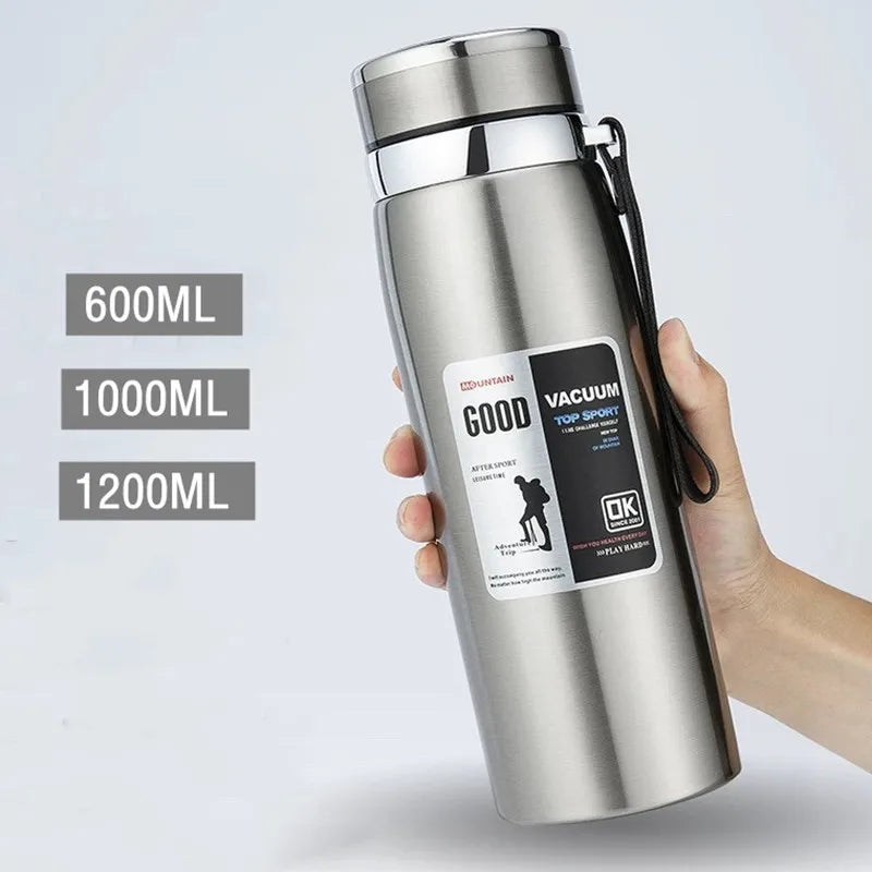 600ML/1000ML/1500ML Double Stainless Steel 316 Thermal Flask With Filter Portable Coffee Tea Thermal Bottle Travel Tumbler.