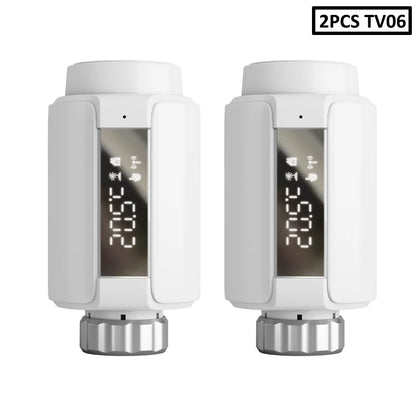 WIFI & Zigbee Thermostatic Radiator Valve Smart Radiator Actuator TRV Temperature Controller Voice Control via Tuya Zigbee2MQTT