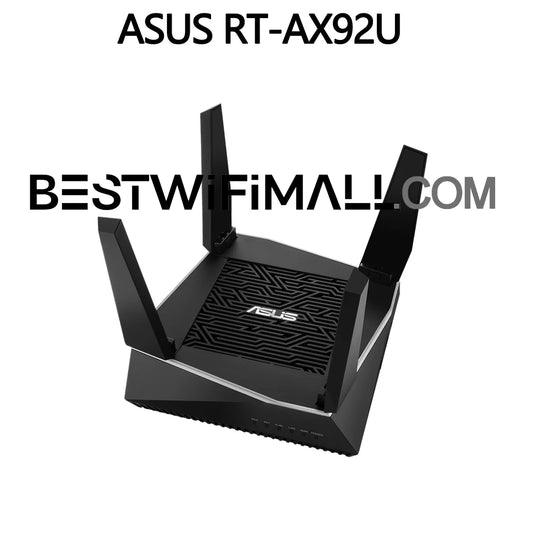 ASUS RT-AX92U AX6100 Tri-Band WiFi 6 802.11AX Gaming Router 6100Mbps MU-MIMO & OFDMA AiMesh Whole Home Mesh WiFi GPN Mobile Game.