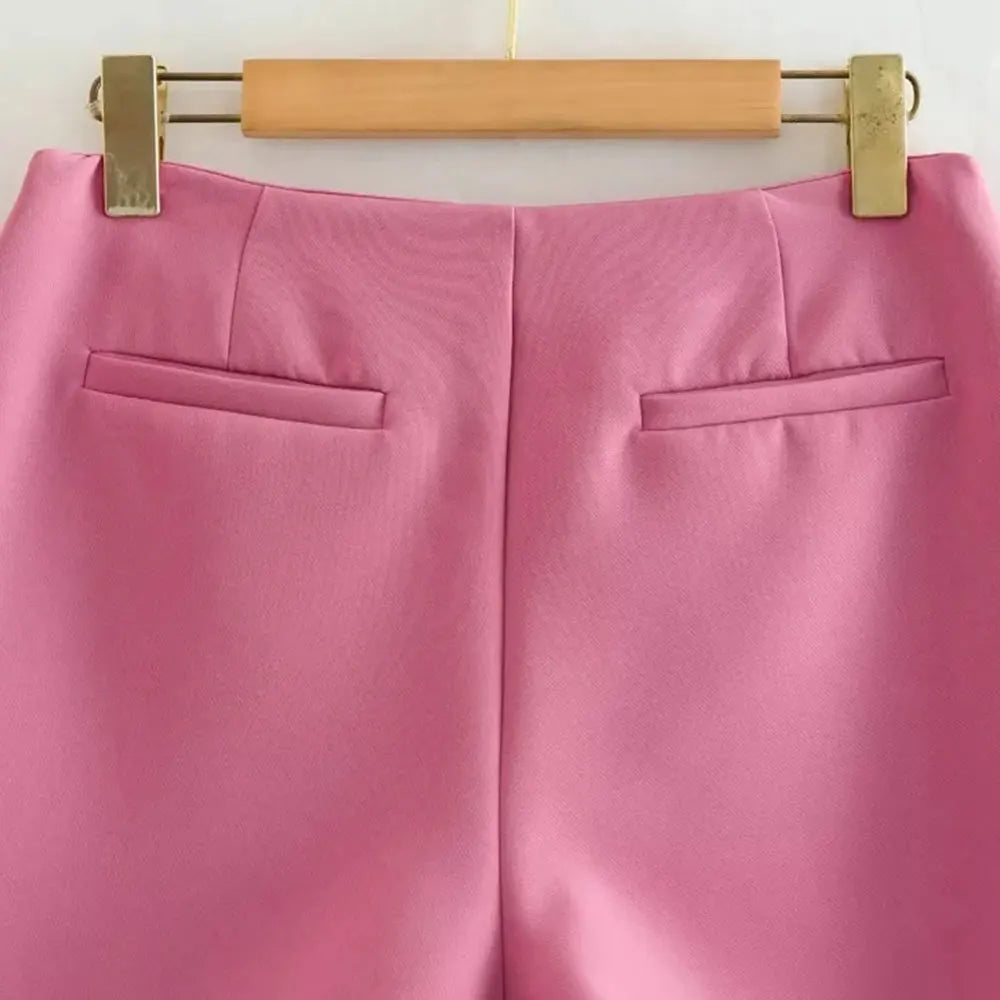 Women Fashion Pareo Style Shorts Skirts Vintage High Waist Side Zipper Female Skort Mujer.