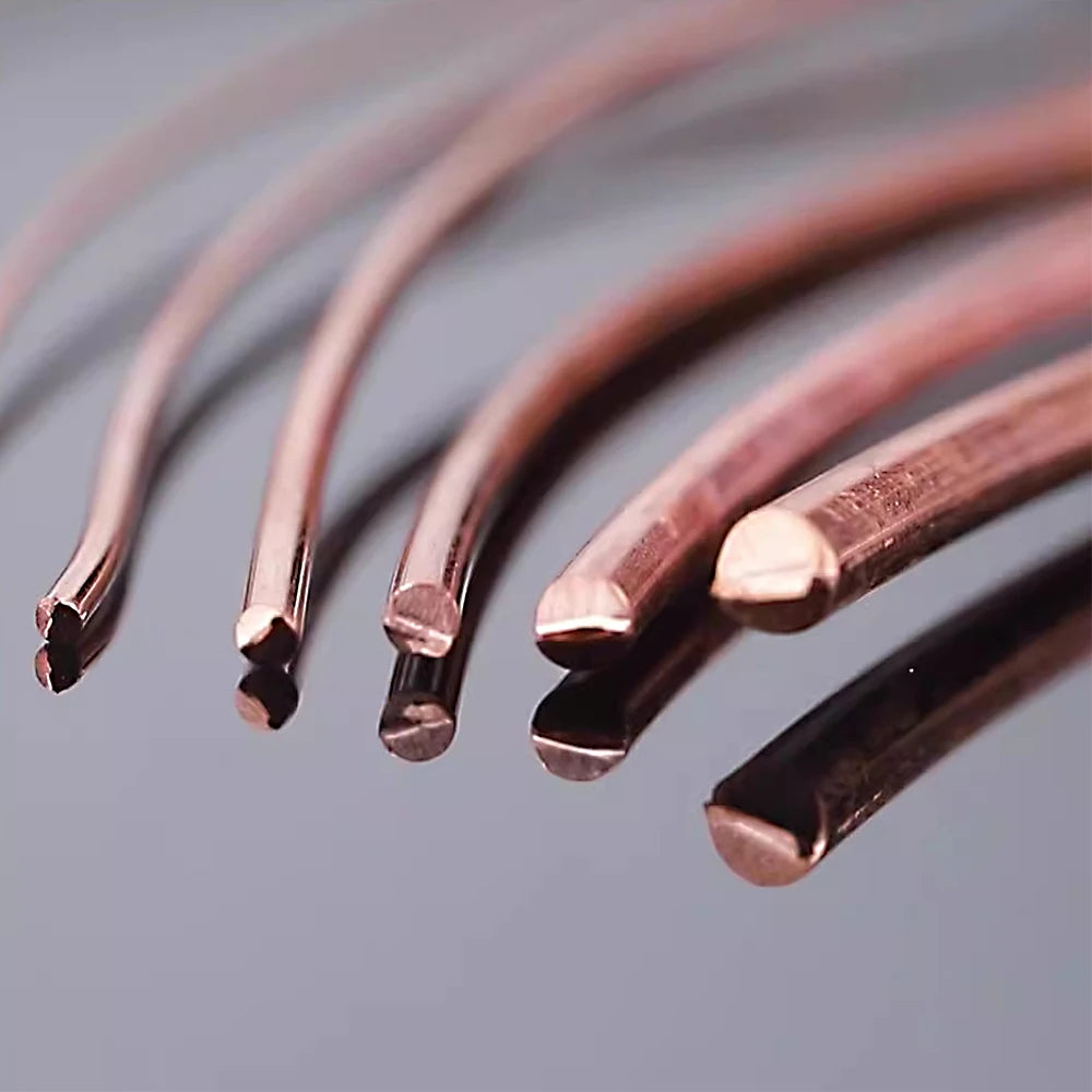 10M T2 Pure Copper Wire Round Coil Conductive Bare Copper Cable Wires for Electric Wire DIY Craft 0.3/0.5/0.8/1/1.2mm.