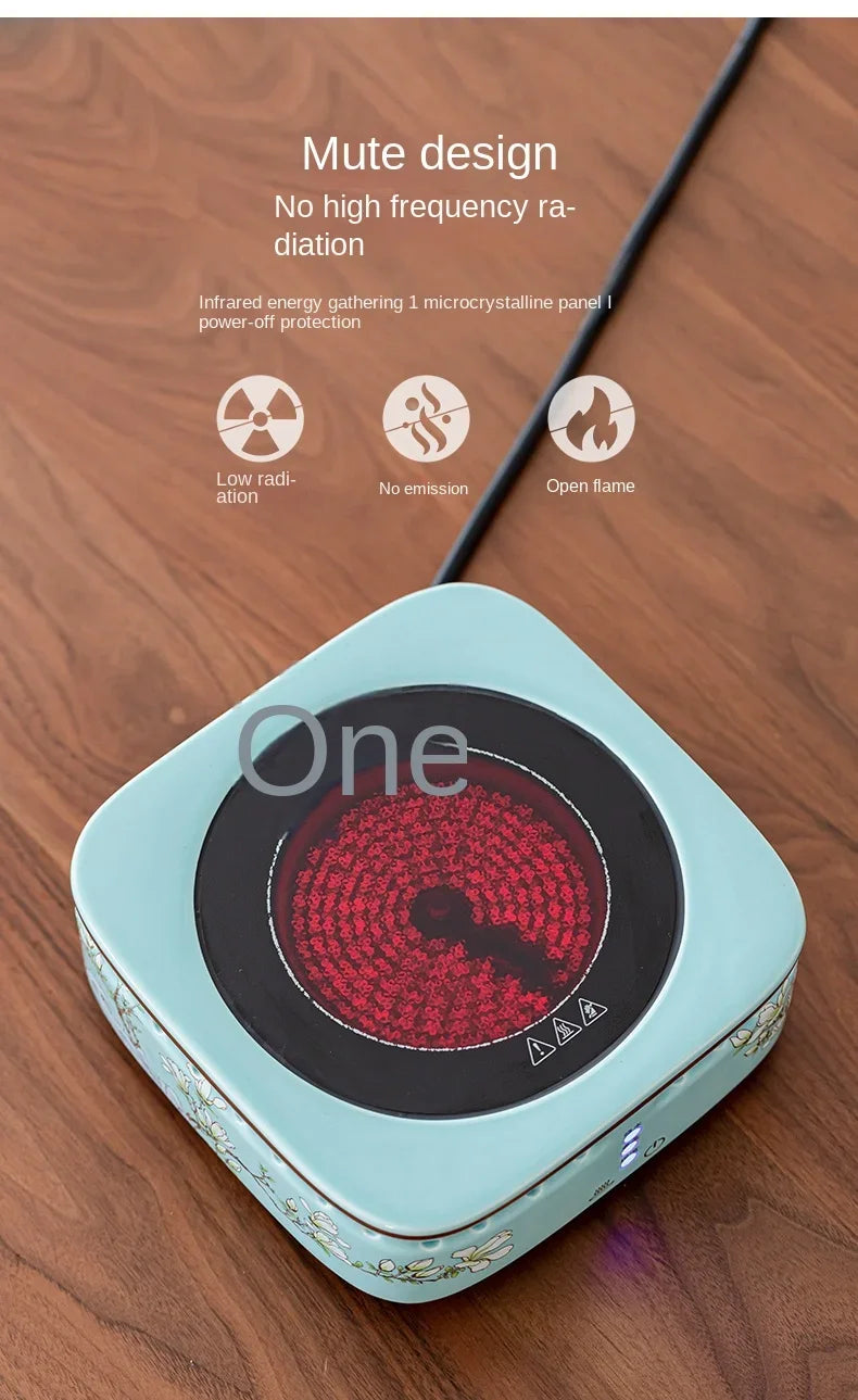 220V High-Temperature Resistant Electric Tea Stove & Tea Kettle Set for Home Use A.