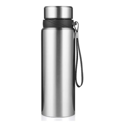 1L Stainless Steel In-vehicle Thermos Water Bottle Keep Cold and Hot Water Bottle Thermos for Water Tea Vacuum Flasks.