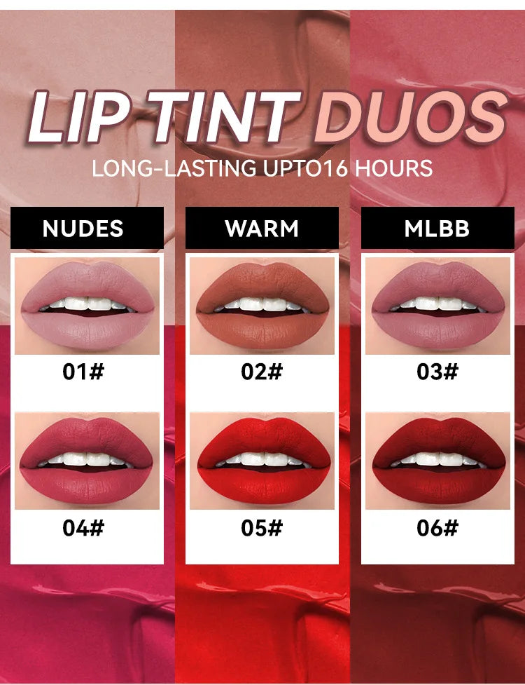 6 Colors Nude Matte Lip Gloss Waterproof Lasting Lipstick Not Fading Sexy Nude Red Pink Velvet Liquid Lipsticks Makeup Cosmetic.