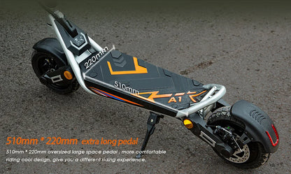 Kukirin A1 Folding Electric Scooter, 800W 48V 13Ah Battery, 10 "Vacuum Tire, 45 km/h Max Speed 45km Range Front & ReverDisc Brake