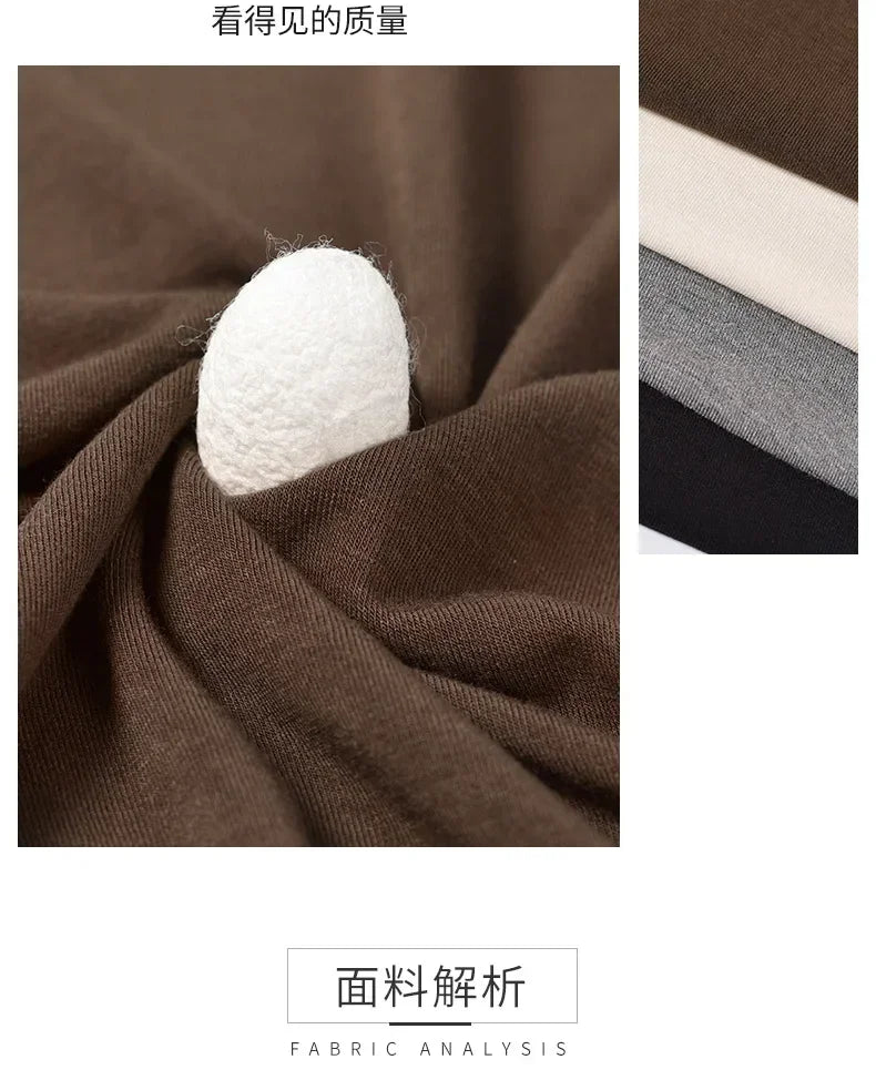 Yuyue Women's High-necked High Strecth Bottoming Shirt Old Money Style Silk Pile Collar Base Top Contain Mulberry Silk and Wool.